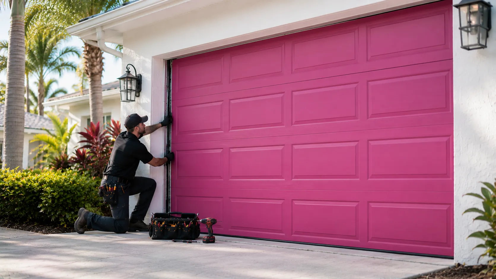 Tell us what’s wrong - Santa Monica garage door service