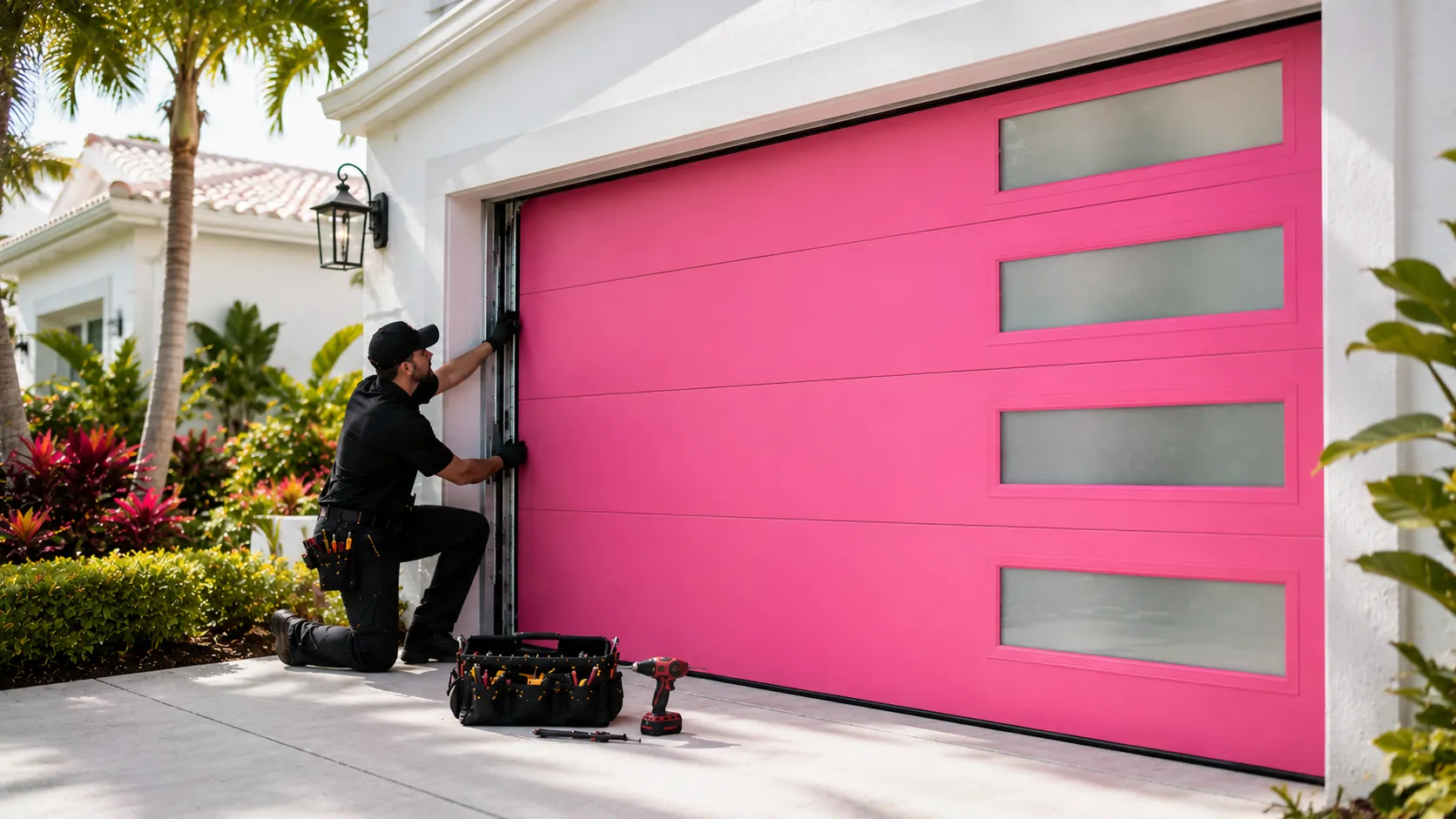 Garage Door Roller Replacement in Carson