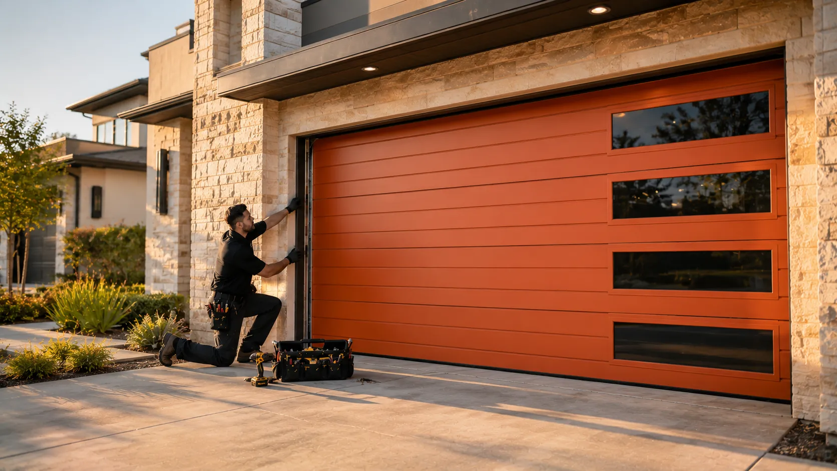 Off-Track Repair for Calabasas's Newer Garage Doors