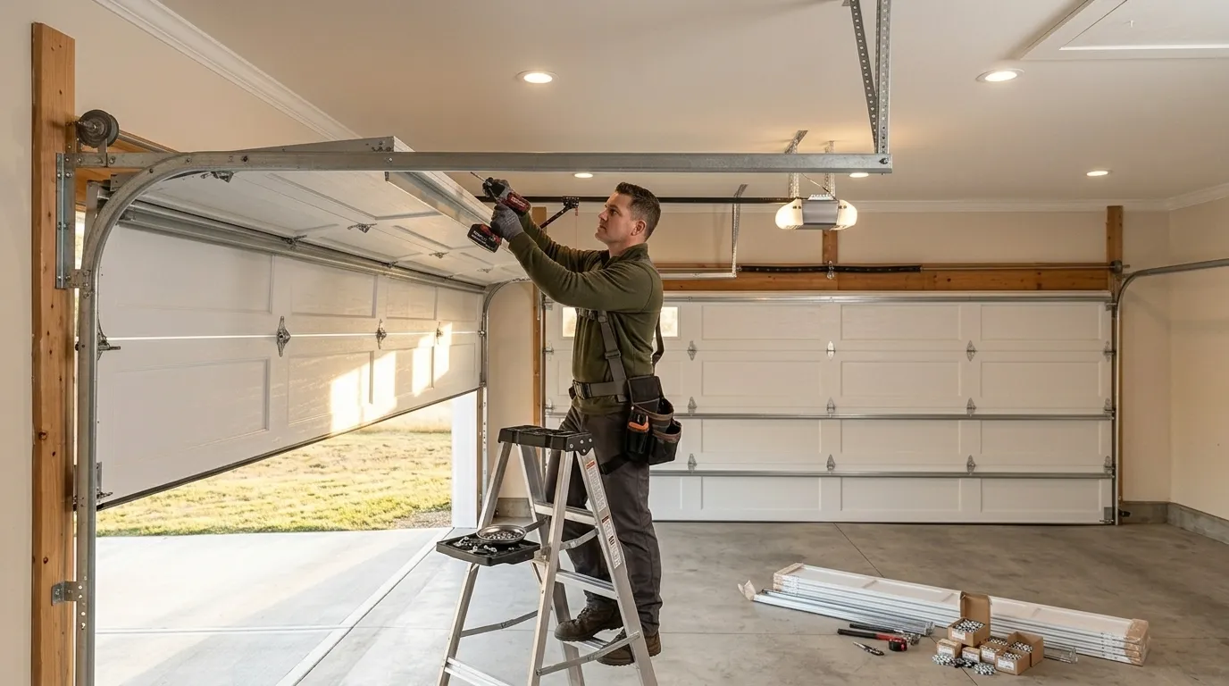 Commercial roll-up garage door