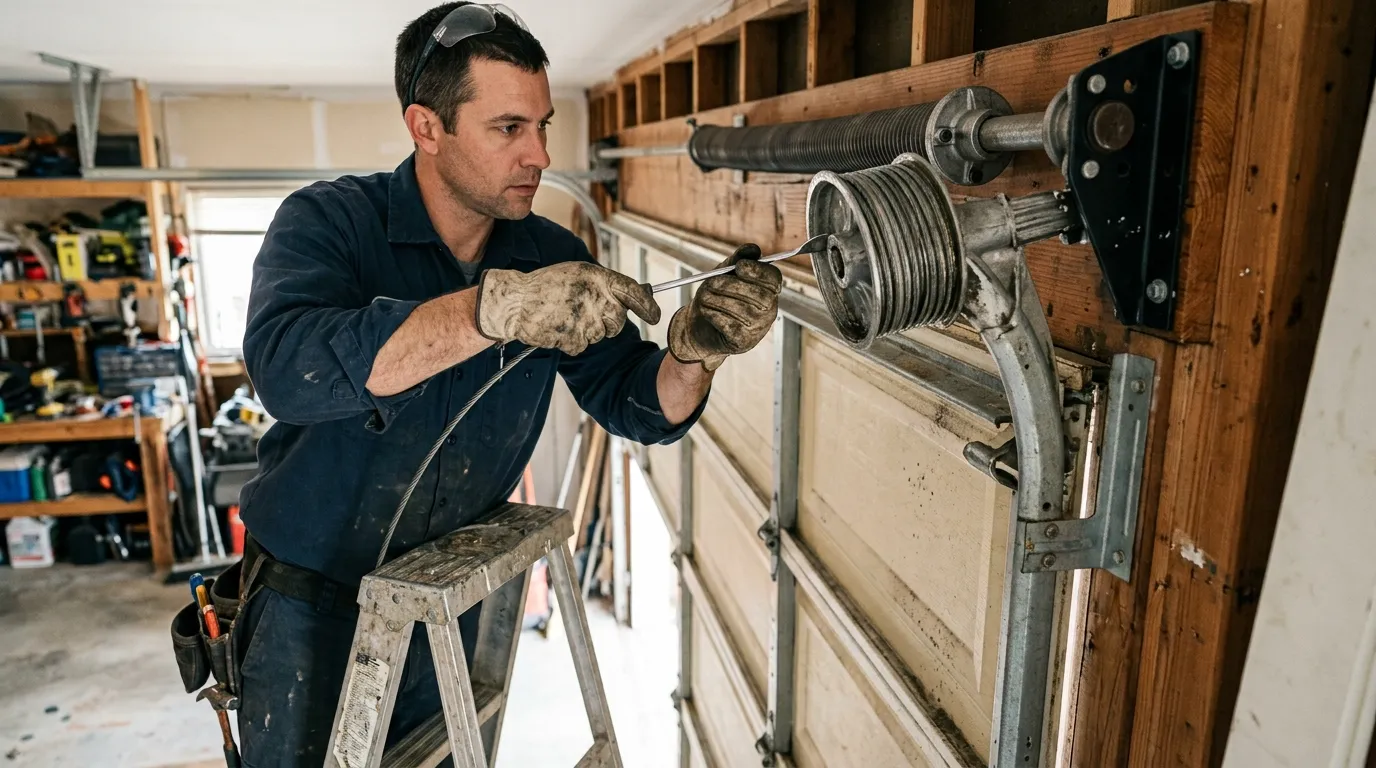 Repaired & tested - Santa Monica garage door service