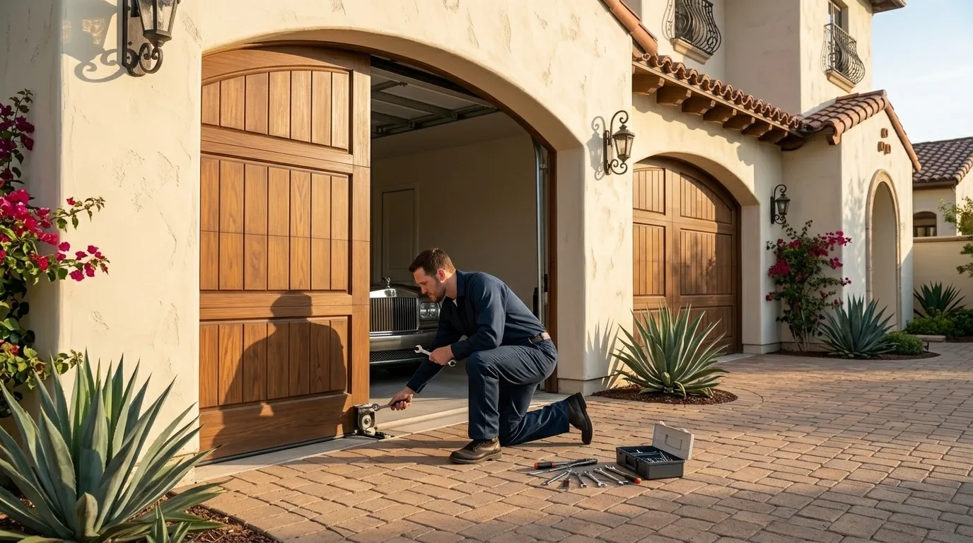Raised panel garage door