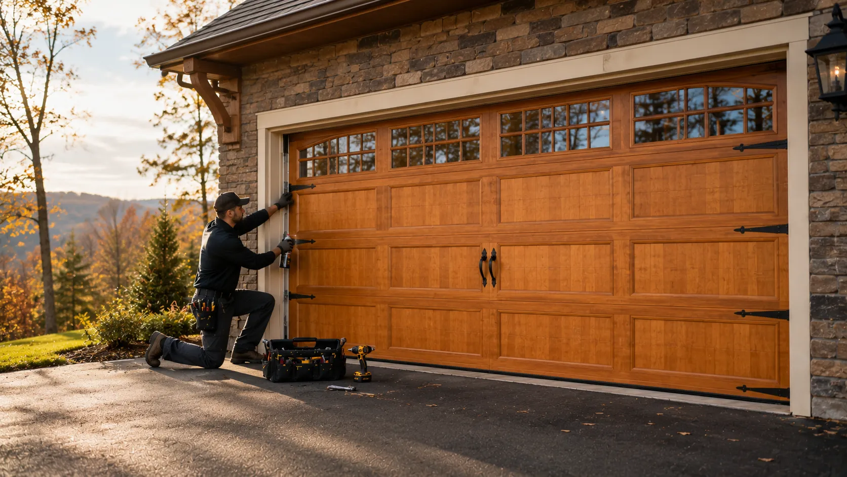 Garage doors we install